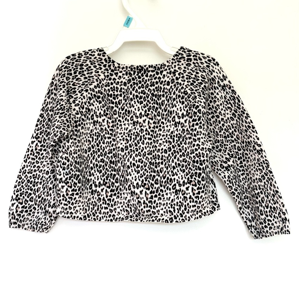 Baby Gap Girls Leopard Print Cardigan Sweater - Picture 6 of 9
